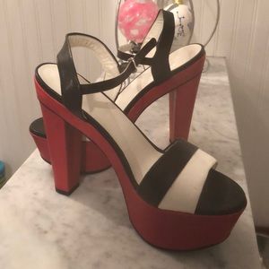 Stuart Weitzman platform heels CHRISTMAS